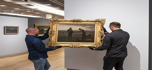 L'opera di Millet Angelus arriva al Museo Van Gogh di Amsterdam L'opera di Millet Angelus arriva al Museo Van Gogh di Amsterdam