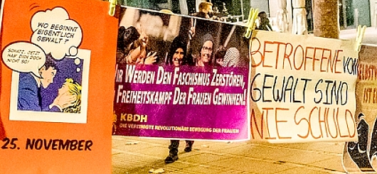 Demonstration gegen Gewalt an Frauen Demonstration gegen Gewalt an Frauen