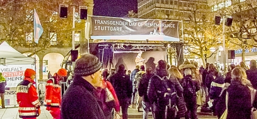 TDOR-Kundgebung und Lesung in Stuttgart